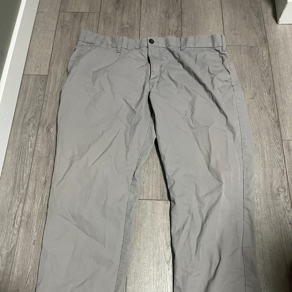 Tommy Hilfiger Mens Tailored Fit Chino Pants Gray 40x30